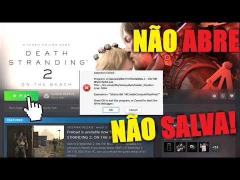 How to fix Death Stranding 2 on the Beach not opening and not saving progress! Windows/Linux