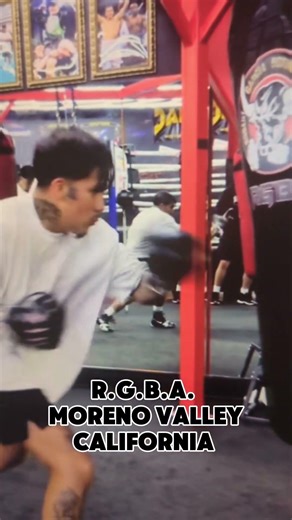 Back in So Cal at the RGBA gym getting ready for his next fight Bam Rodriguez SuperFly Unified 👑