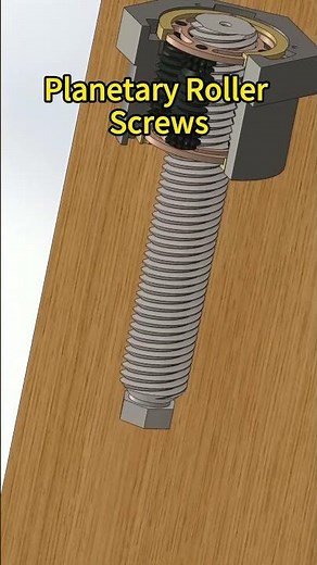 Planetary Roller Screw Drive #machine #linearmotion #tools #cnc
