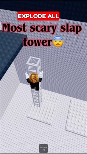 Scary troll slap tower speedrun😰 #roblox #gaming #fypシ #edit #viral #fyp #robloxedit #realrosa