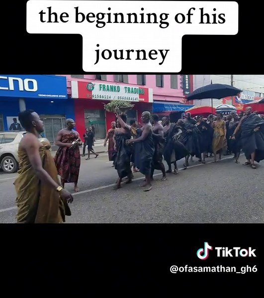 the beginning of his journey