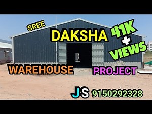 diy godown shed | warehouse shed | factory shed | Sree Daksha warehouse project done by JS roofing