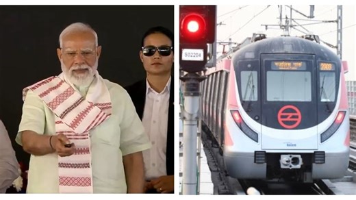 PM inaugurates India's 1st ring metro, key Magenta Line stretch in Delhi