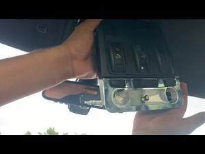 How to remove BMW front dome light assembly