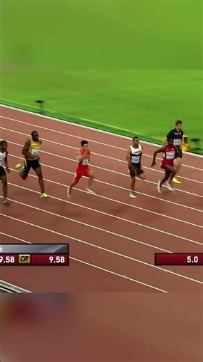 Usain Bolt had the worst start then did THIS #unreal #running