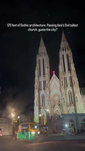 St. Philomena’s Cathedral in Mysore#ytshorts #mysuru