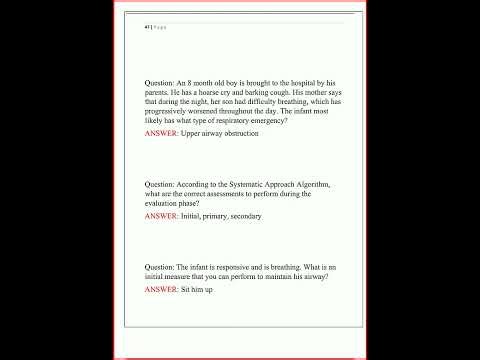 Heartcode Pals Exam Version 1,2 And 3 Newest Actual Exam video