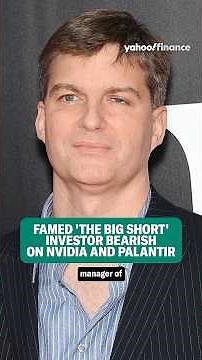 'The Big Short' legend Michael Burry is bearish on Nvidia and Palantir following bubble warning.