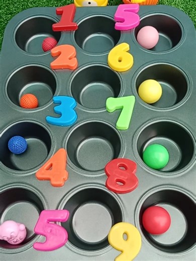 Number & Color Sorting 🔢🌈 #colorsorting #joyfulhub #Satisfying #activity