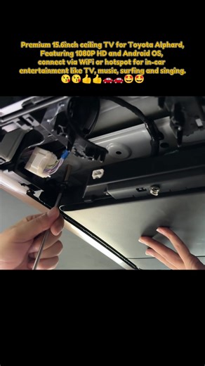 Premium 15.6inch Ceiling TV for Toyota Alphard