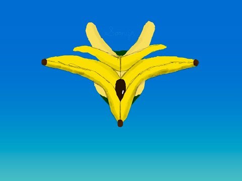 Banana Fighter Jet (Painting)