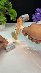 Mini Cutter Machine with DC Motor 😱 | Powerful DIY Cutting Experiment 🔥 #shorts #minicutter #cutter