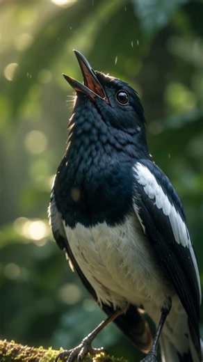 The Wild Song of an Oriental Magpie Robin in Vietnam’s Rainforest 🐦🌿