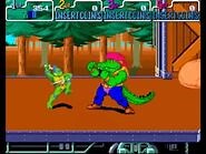 TMNT- Turtles in Time - Boss- Leatherhead - Arcade