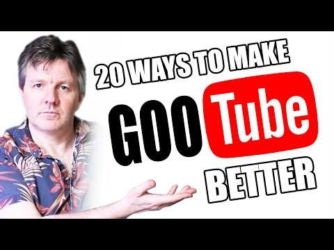 20 ways YOUTUBE can be improved in 2026. Social media. Dislikes. Search engine. Viewcounts. Rob Ager