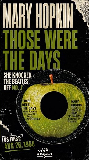 Mary Hopkin Knocked The Beatles Off No. 1 | Those Were the Days