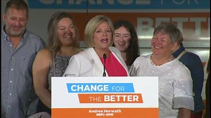 Andrea Horwath delivered her concession speech Thursday night after failing to form government. “I am deeply humbled that Ontarians have asked us to serve as the new official Opposition,” she said. For riding-by-riding election results visit: https://bit.ly/2sQJIxQ. | CityNews Toronto