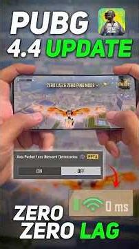 BGMI High Ping Fix Finally Here! 🚀 4.4 Update | Zero Lag