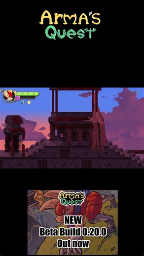[Arma's Quest] - Sunset #furry #gaming #gamedev #games