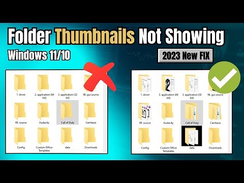 (2023 FIX) Folder Thumbnails not Showing Up in Windows 11