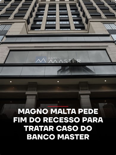 CPI sobre fraudes no Banco Master proposta por Magno Malta