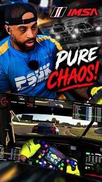 2 Minutes of PURE IMSA CHAOS! 😳 | iRacing GT3 #intensegameplay #simracing #gaming #simclips