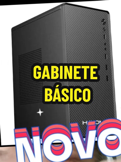 GABINETE 🗄️ BÁSICO #gabinete #computador #pc #basic #informática