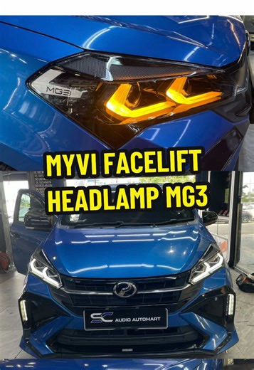 Myvi Facelift: Upgraded Headlamp Features Explained
