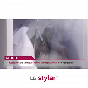 1.6K views · 24 reactions | Watch how the LG Styler makes you feel good in your clothes using Moving Hanger x TrueSteam™ technology that shakes off harmful particles, odor-causing bacteria, and viruses. Learn more and check where to buy: https://www.lg.com/ph/clothes-styler/lg-s3mfc | LG Global | Facebook