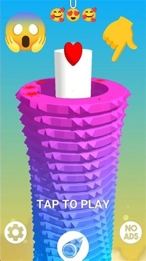 Stack Ball Colourful 🥰 #stackball #helixjumplive #helixjump #shortsfeed #foryou #stackballscolourful