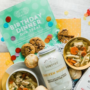 85K views · 118 reactions | The best way to say happy birthday. Make gift giving easy! Send a loved one the delicious Spoonful of Comfort Birthday Care Package. Filled with delicious soup, rolls, cookies, and more -- it's guaranteed to make anyone's birthday special. | Spoonful of Comfort | Facebook