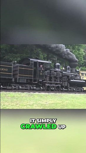 Shay Locomotive The Train That Conquered Steep Hills #railway #locomotive #fyp