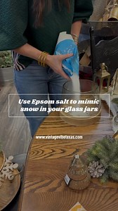 Have you seen the epsom salt trick? Perfect way to mimic snow in...