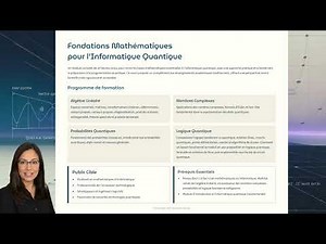 Formation Module 4: Fondations mathématiques pour l'informatique quantique