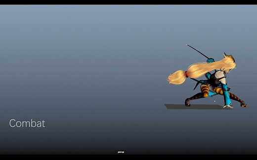 ARPG Demo Maya角色动画作品部分