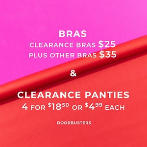 It’s happening, ladies! All bras on sale (starting at $25!) panties at can’t-miss prices. 🙌🏽 | Lane Bryant