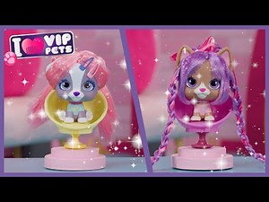 It's time to COMB 💇🏼 VIP PETS 🌈 Fabio & Fabia's Hair Salon 💇🏼 Videos for KIDS in English