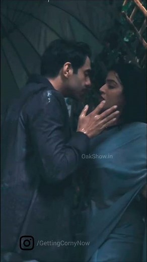 Wamiqa Gabbi UHD Hot Lip Lock Kissing Scene in Rain Wearing Saree