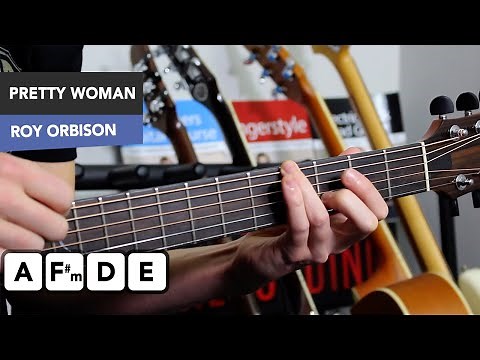 Oh Pretty Woman Guitar Lesson Tutorial - Roy Orbison - Chords & Riff!