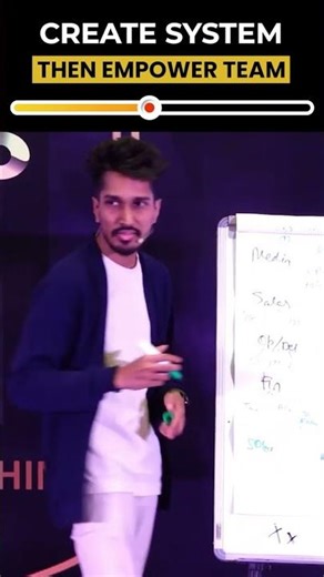 Create system, then empower team