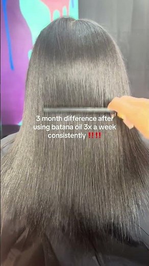 3 months of hair growth with the Original Batana Oil by Batana Babe