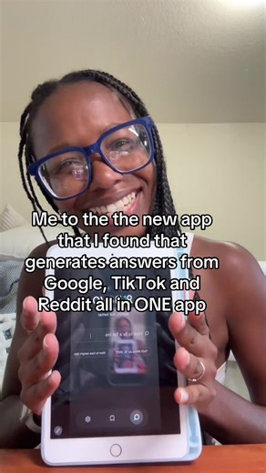 Me and the new app that makes searching so much more simpler while providing with real answers! #aisearch #aisearchengine #newaiapp #newapp #searchengineoptimization #artificialintelligence