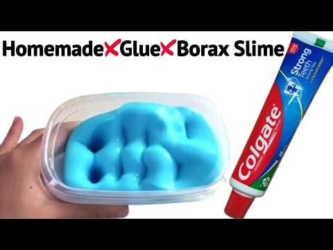 How to make Colgate Toothpaste Slime at home Without Glue Borax & Activator/Making ColgateSlime/ASMR