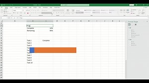 17 reactions | How to create an Excel progress bar. #exceltips #Excel #exceltutorial | Excel Basics | Facebook