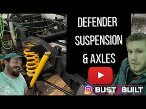 Defender 110 New Suspension and Rear Axle Refurbishment