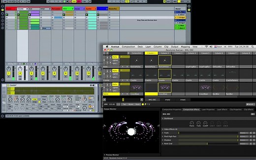 Resolume Max for Live Patches Demo