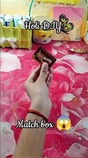 Holi Prank 2026 💥 Easy DIY Matchbox Surprise Trick 😱🌈 #holiprank #anupmabrushmagic