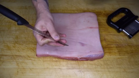 Porchetta recipe cooked in the Weber kettle