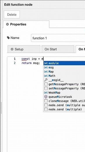 Node Red: Format Strings using Template literals #coding #nodered #tutorial