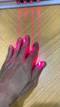 Laser ruler with grid for calligraphy